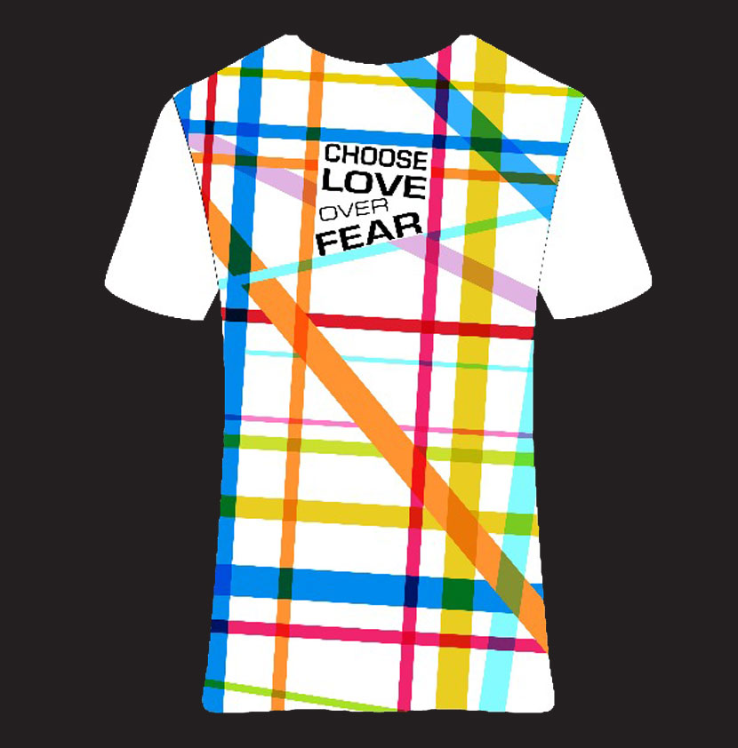 Choose Fear Over Love – T-Shirt by Ashish Kasodekar - Image 2